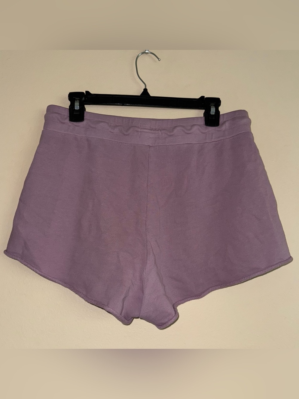 MATE The Label Purple Drawstring Organic Cotton Sweat Lounge Shorts Size M - Picture 4 of 6